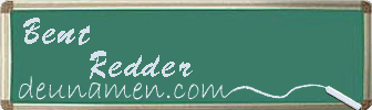 Bent Redder Visitenkarte